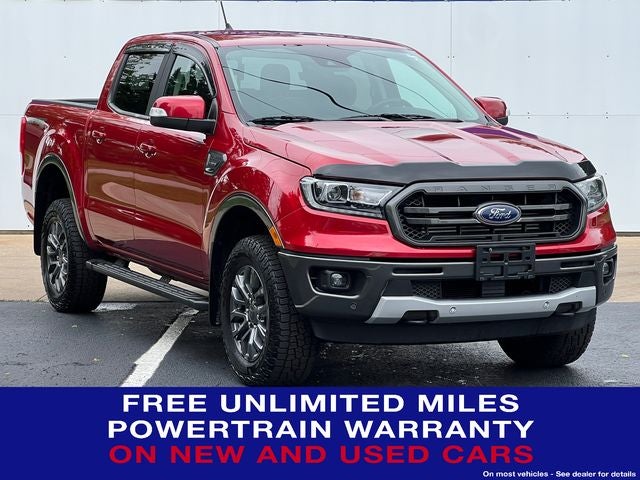 2020 Ford Ranger XL in Race Red — front three-quarter view
