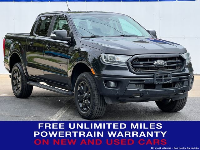 2021 Ford Ranger XL in Shadow Black — front three-quarter view