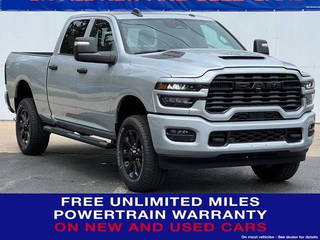 2026 RAM Ram 2500 RAM 2500 BLACK EXPRESS CREW CAB 4X4 6'4' BOX in Silver-Zynith Exterior Paint — front three-quarter view